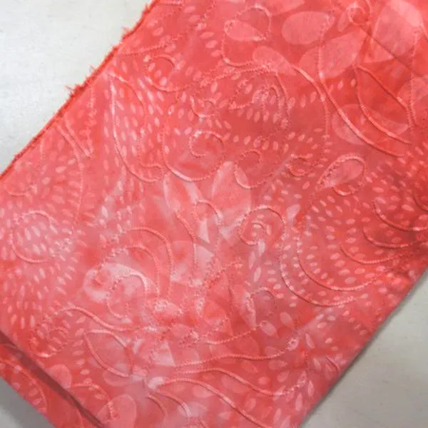 55" 5 Color 190GSM Leaf Pattern Tie-Dyed Knit Jacquard Fabric by the Yard