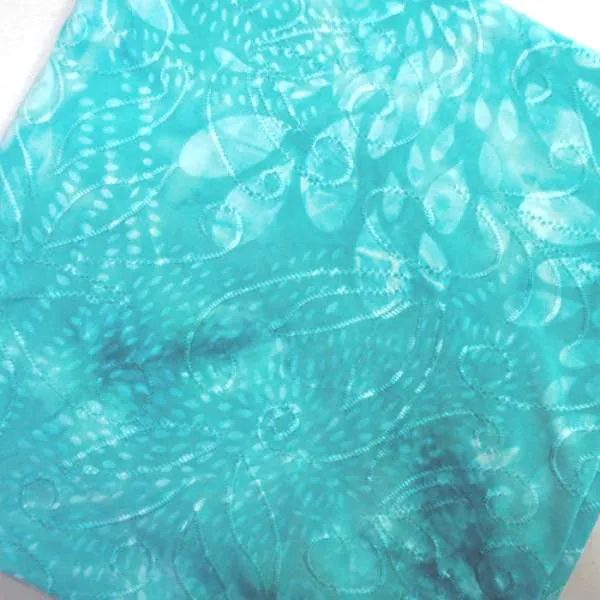 55" 5 Color 190GSM Leaf Pattern Tie-Dyed Knit Jacquard Fabric by the Yard