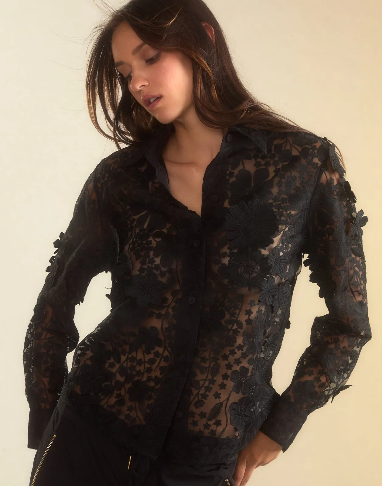 Blooming Lace Shirt