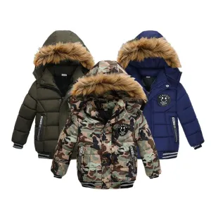 Boys High Quality Thick Hooded Jackets