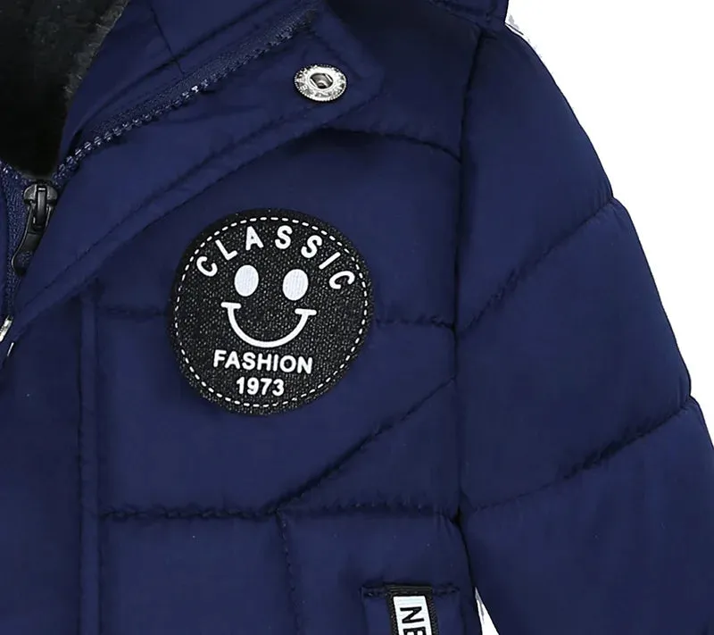 Boys High Quality Thick Hooded Jackets