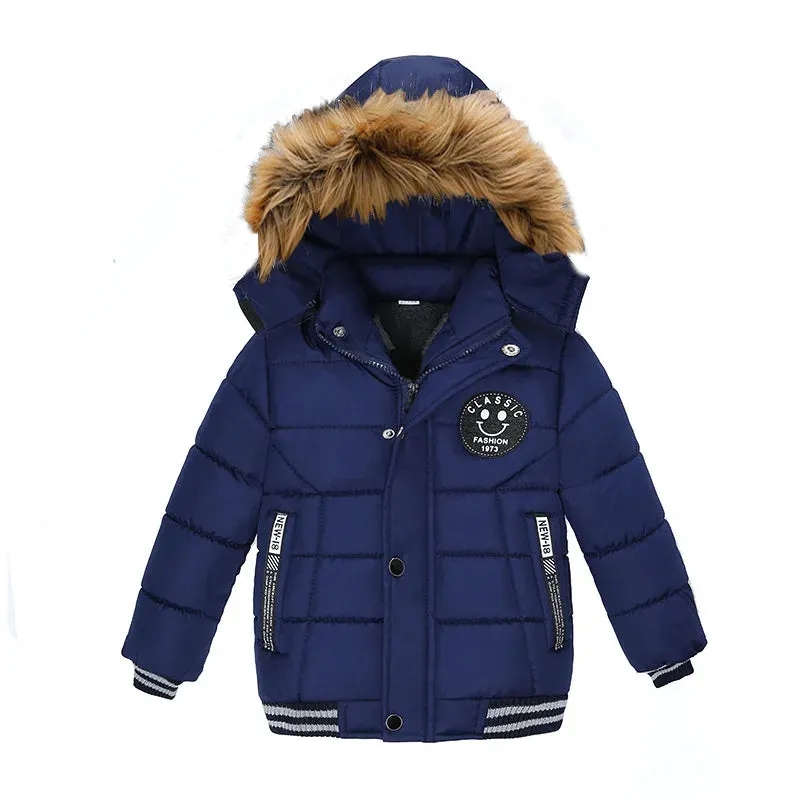 Boys High Quality Thick Hooded Jackets