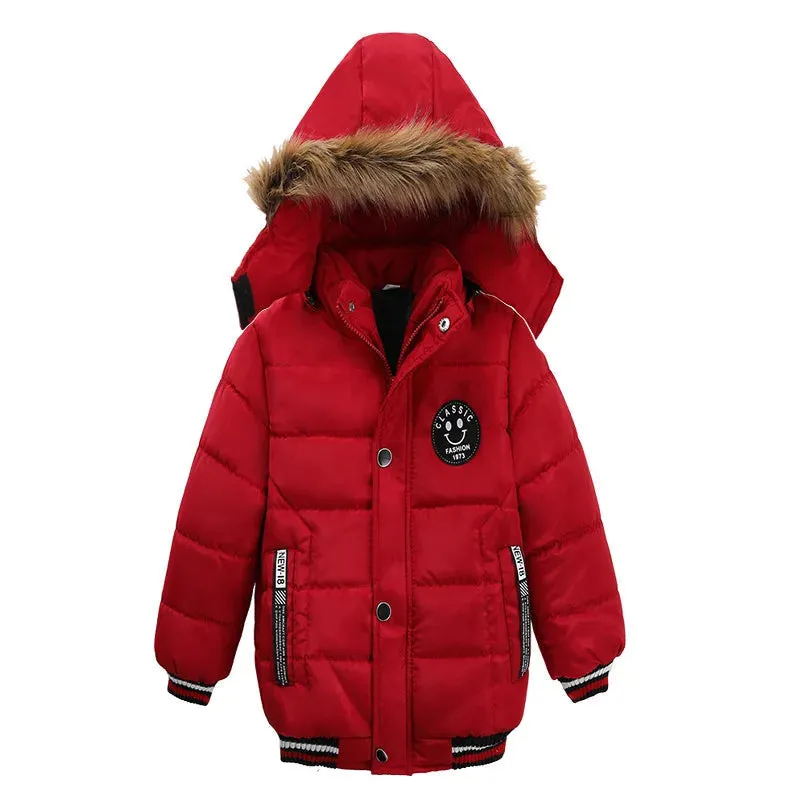 Boys High Quality Thick Hooded Jackets
