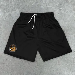 Cartoon Print Casual Mesh Retro Sports Shorts