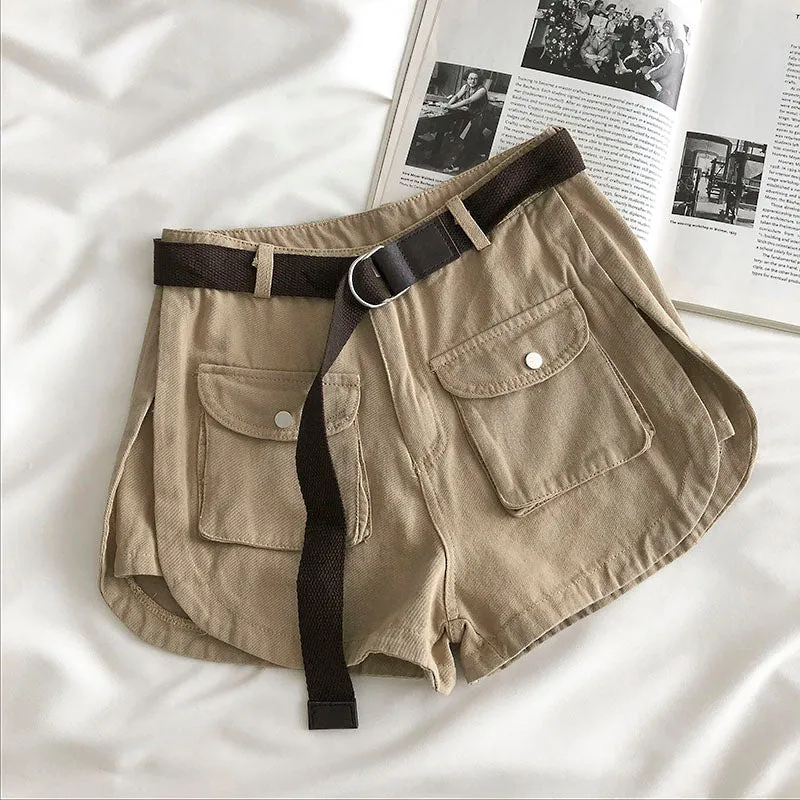 Casual Cargo Belt Shorts