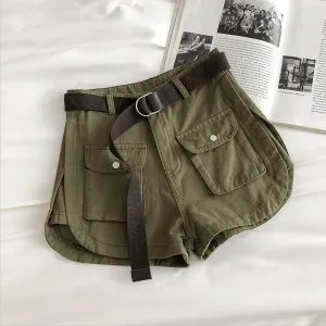 Casual Cargo Belt Shorts