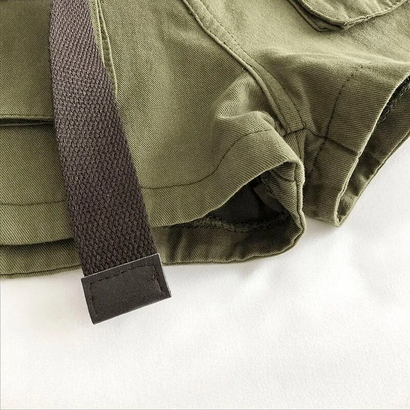 Casual Cargo Belt Shorts