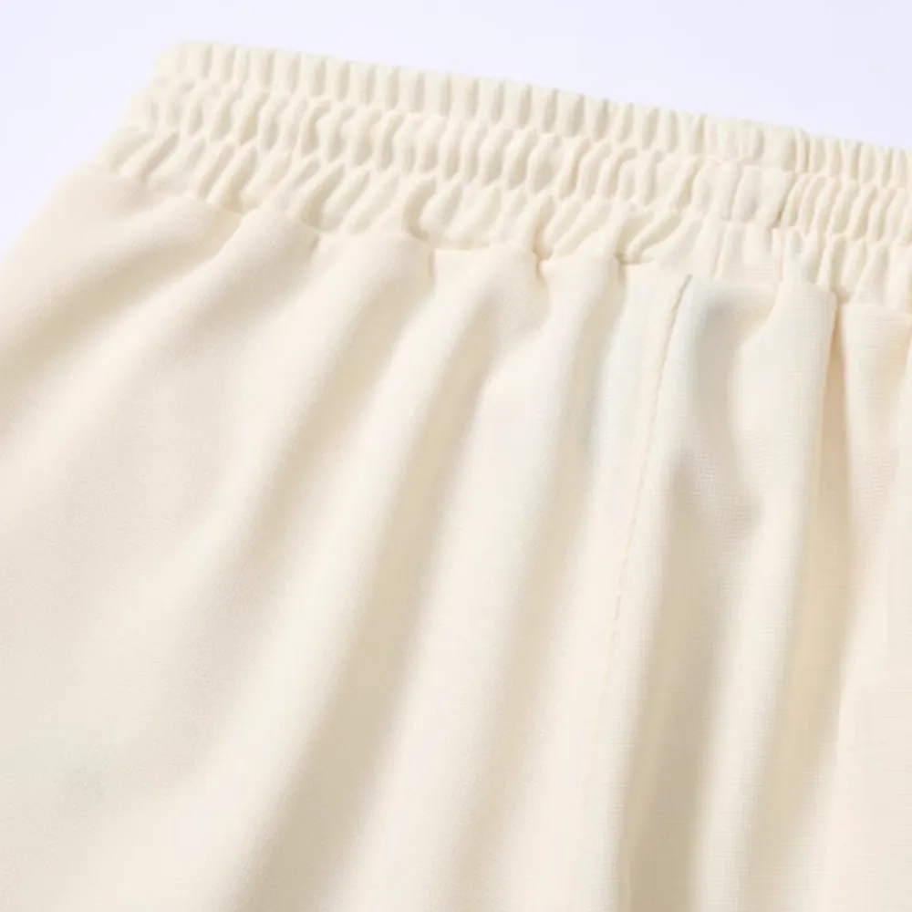 Casual Star Embroidery Drawstring Shorts