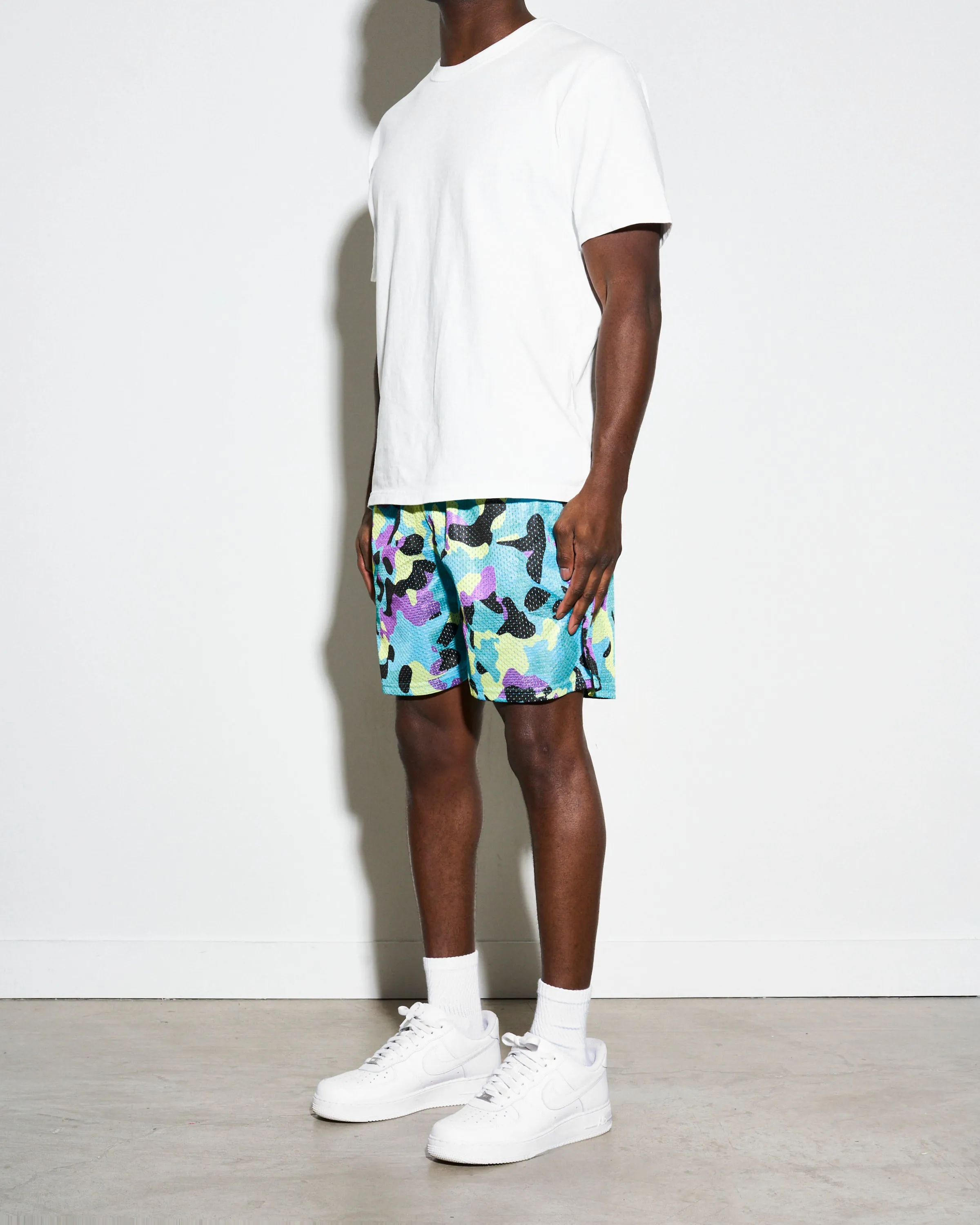 Chalk Line Speckled Camo Retro Shorts