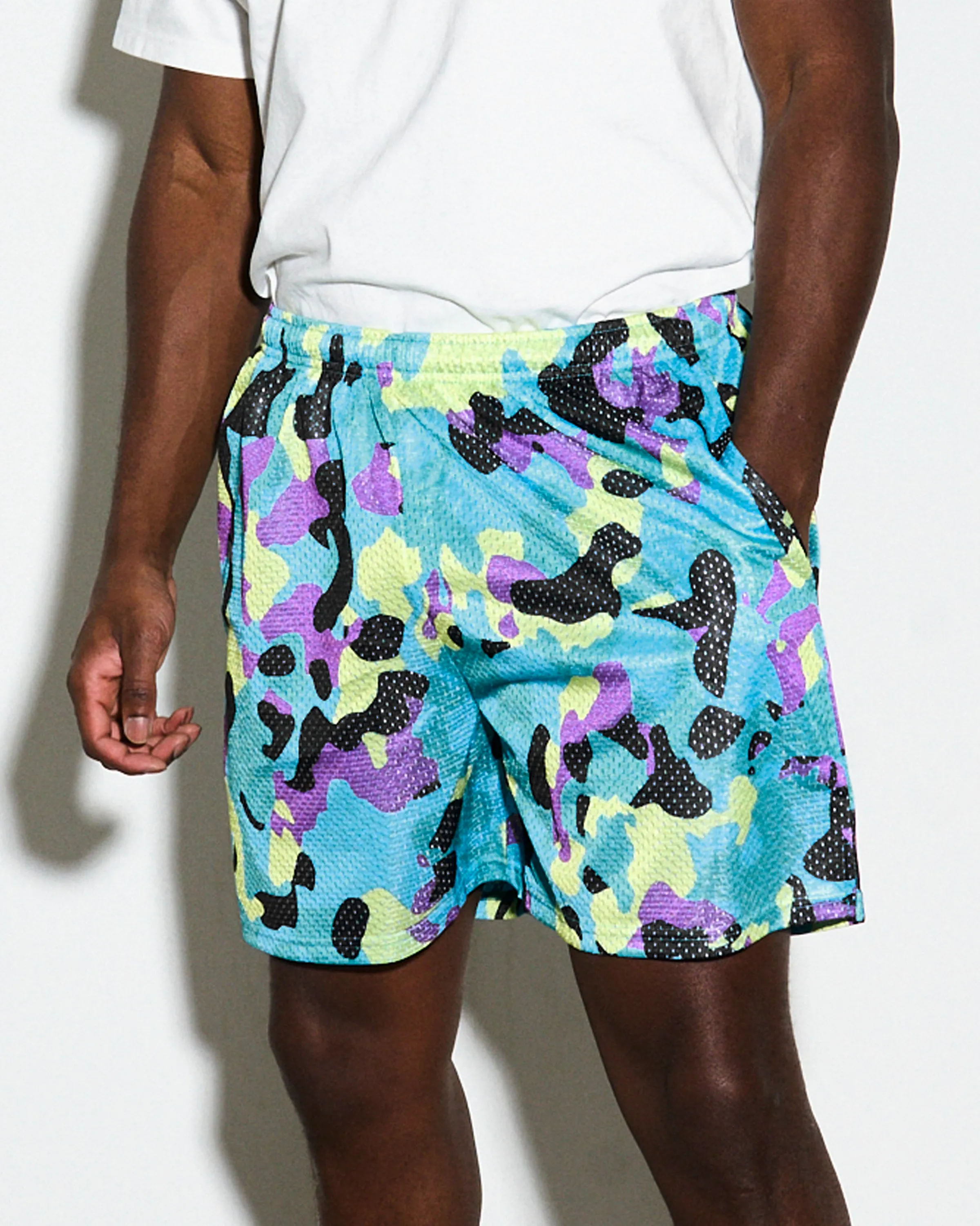 Chalk Line Speckled Camo Retro Shorts