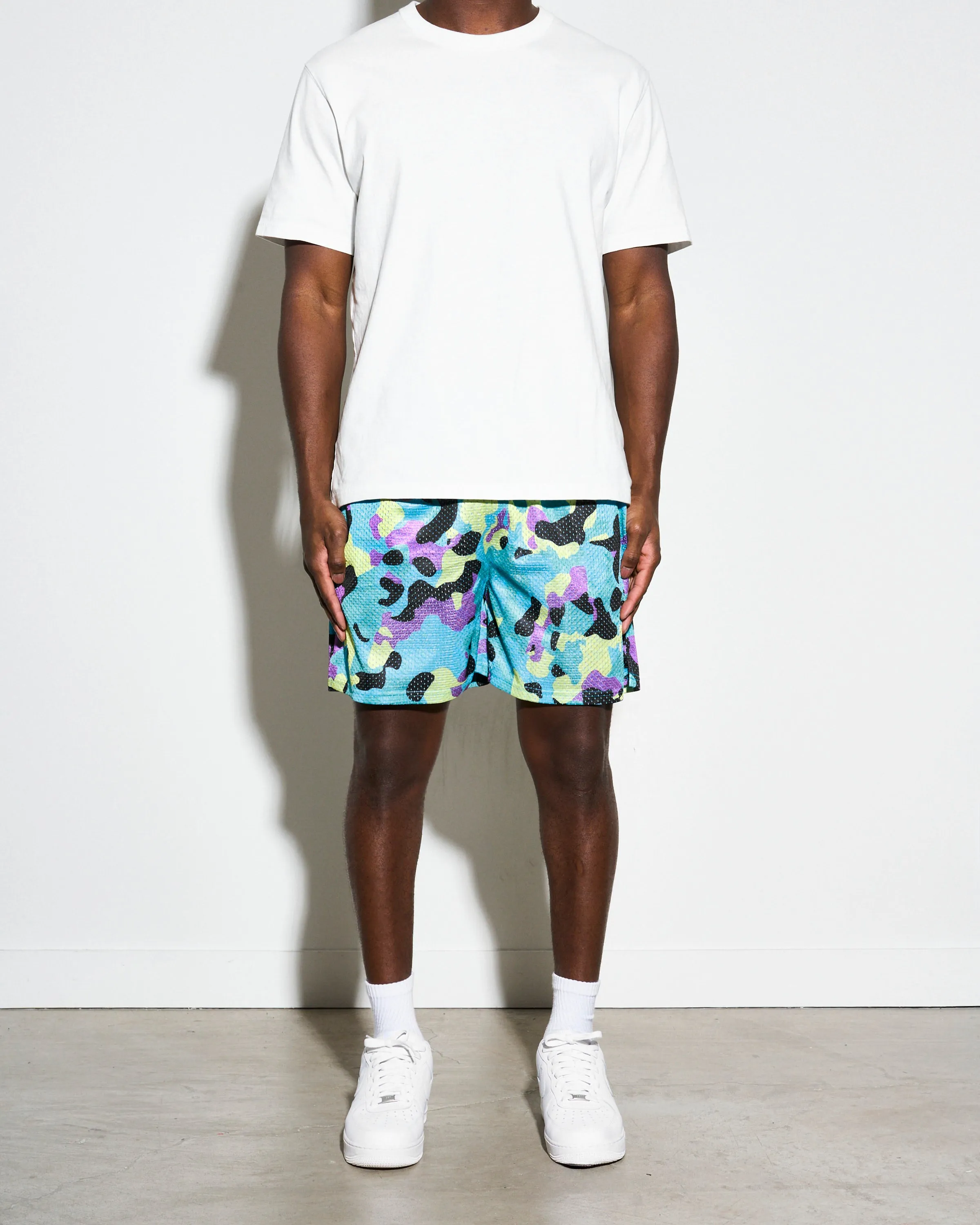 Chalk Line Speckled Camo Retro Shorts