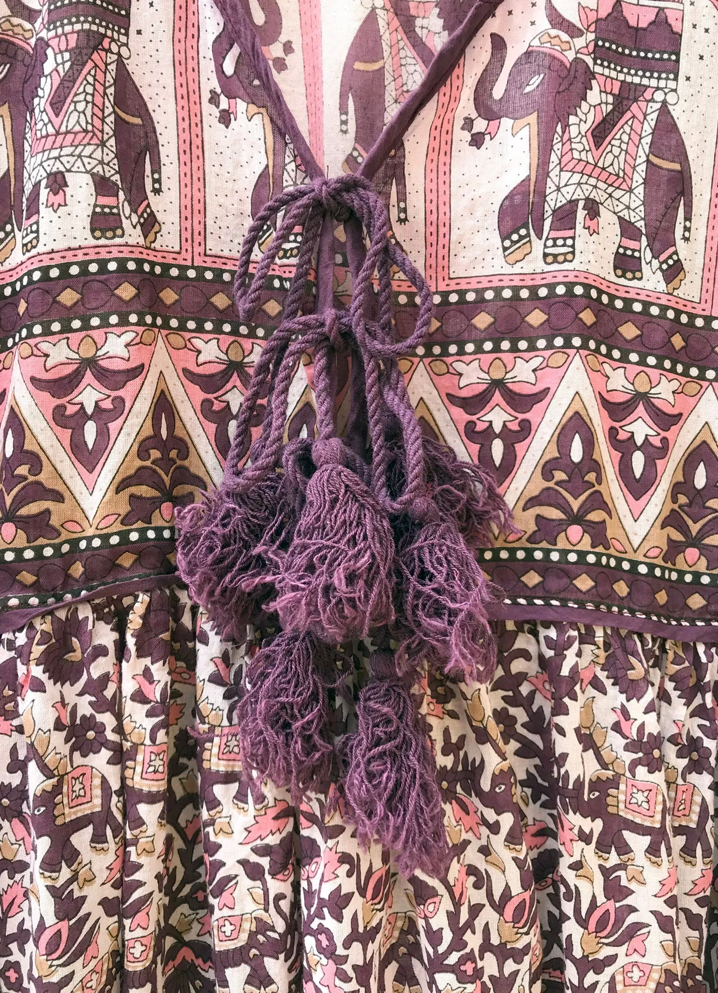Chowchilla Vintage Indian GYPSET Blouse • "Lucky" • LAST ONE (Size XS)