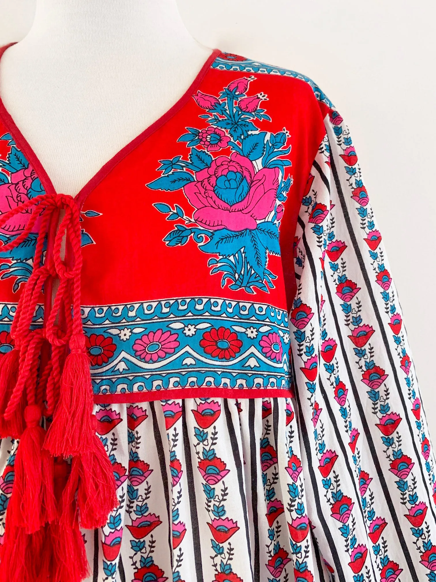 Chowchilla Vintage Indian GYPSET Blouse • "Manon" • BACK IN STOCK