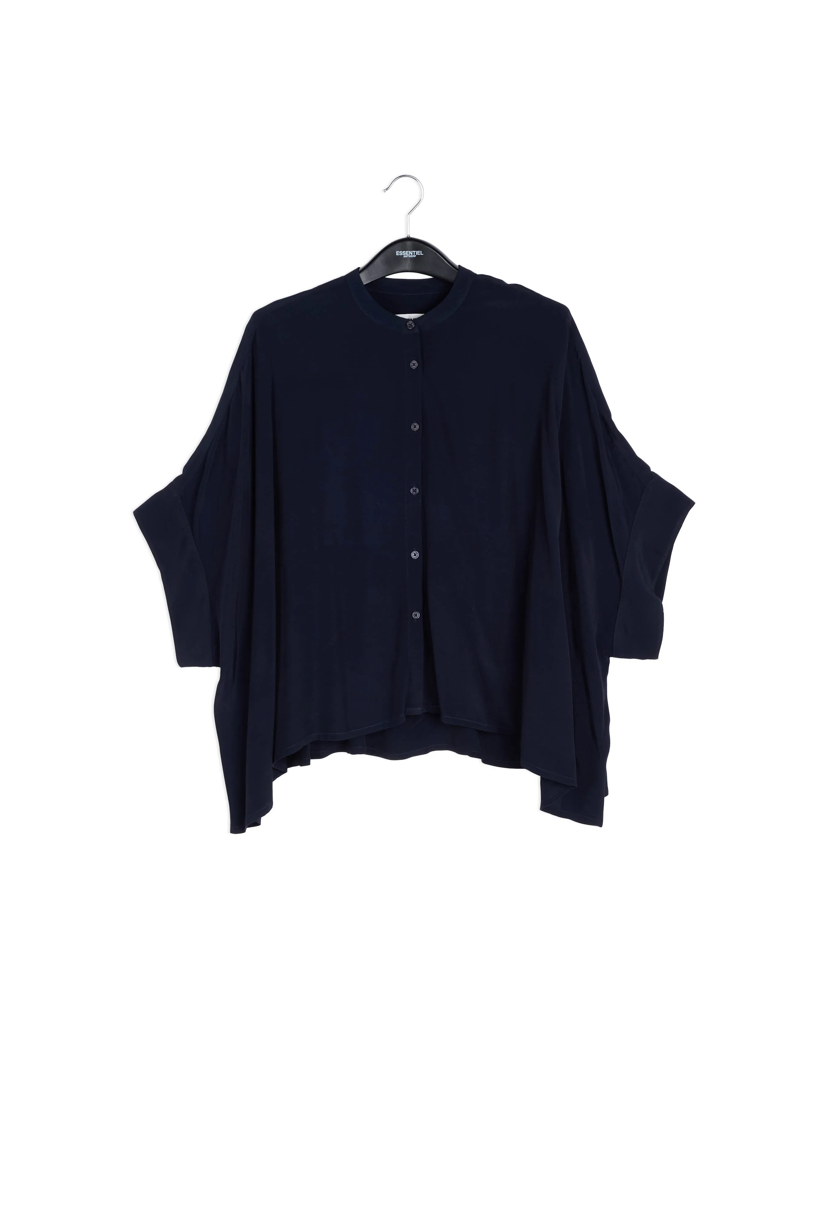 Dark blue oversized top