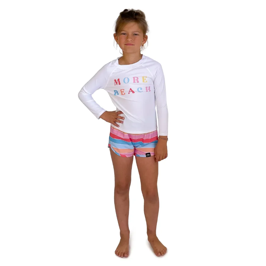 Feather 4 Arrow Retro Rainbow Surf Short 24G132RER