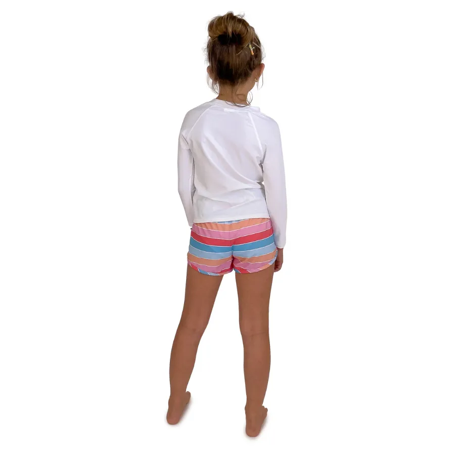 Feather 4 Arrow Retro Rainbow Surf Short 24G132RER