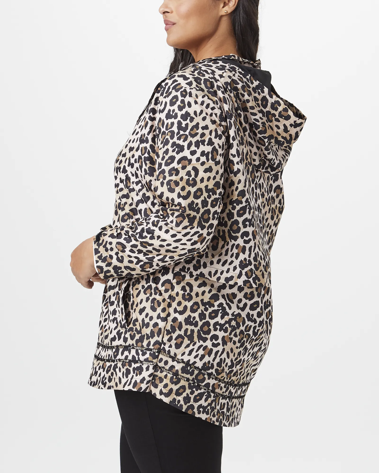 Frida Windbreaker | Tan / Black