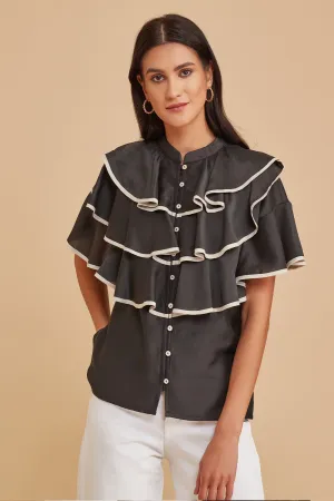 Gathered Yoke Blouse