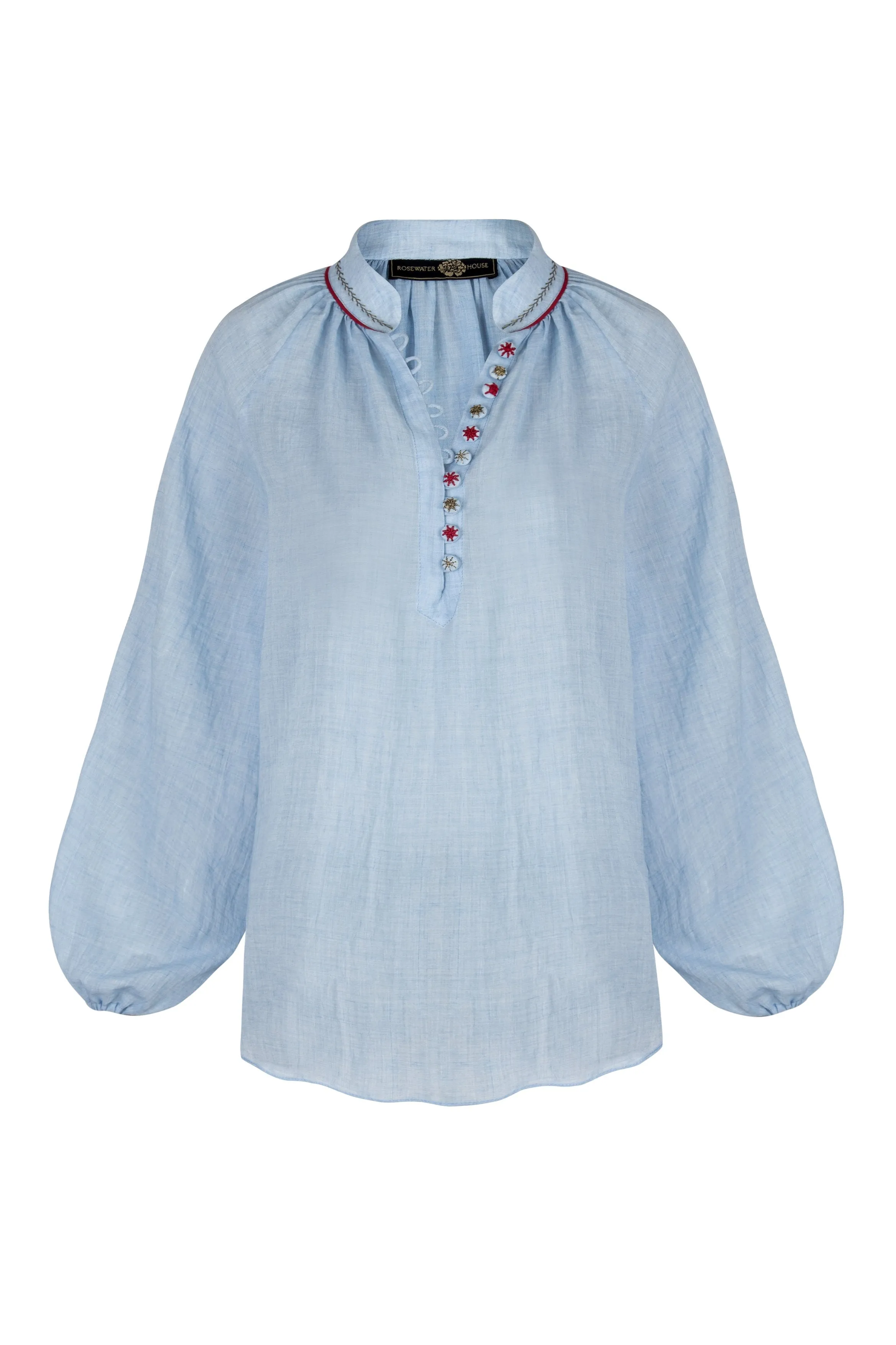 Golab Blouse - Blue & Red (Limited Edition)