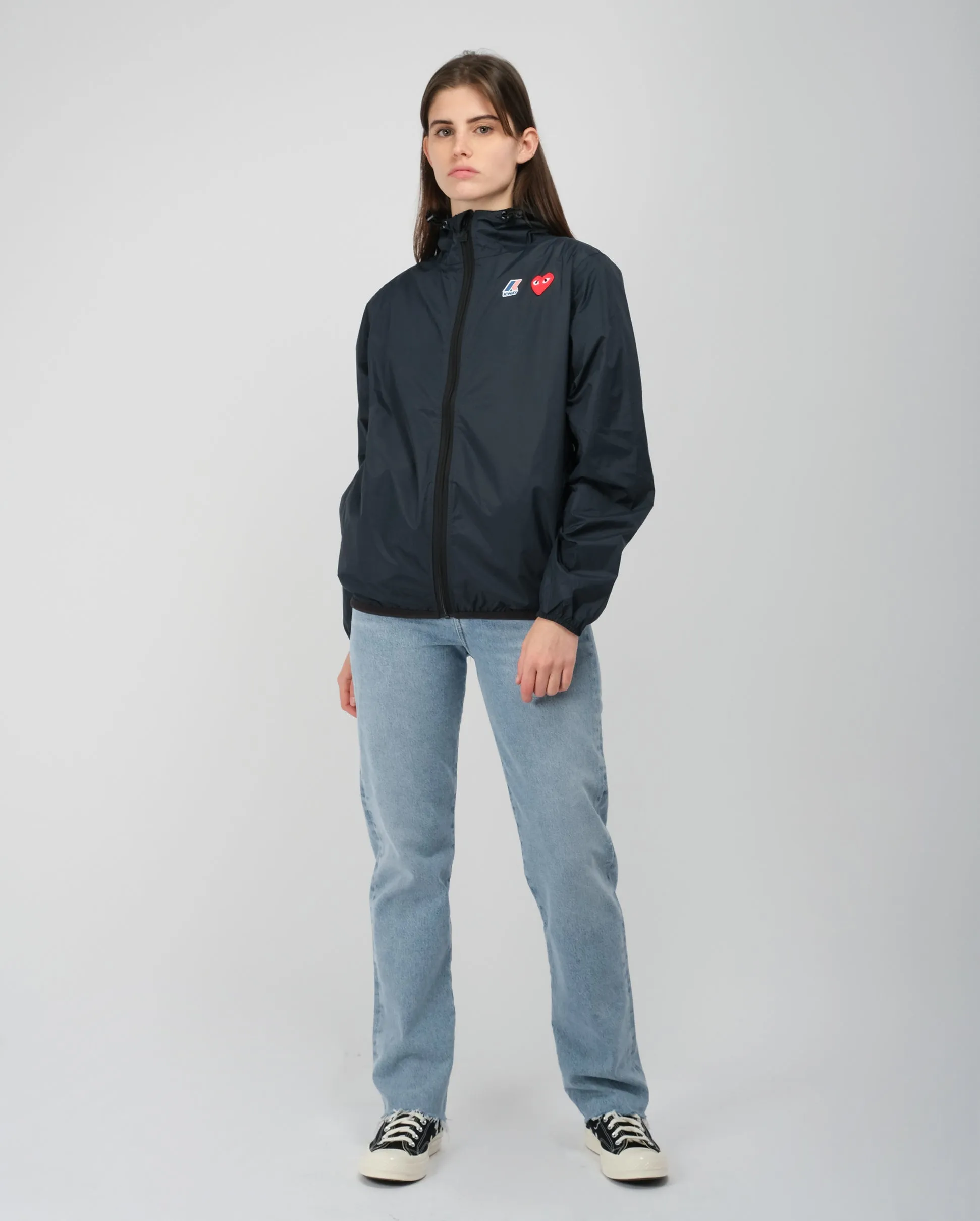 J501 K-WAY HOODIE / NAVY