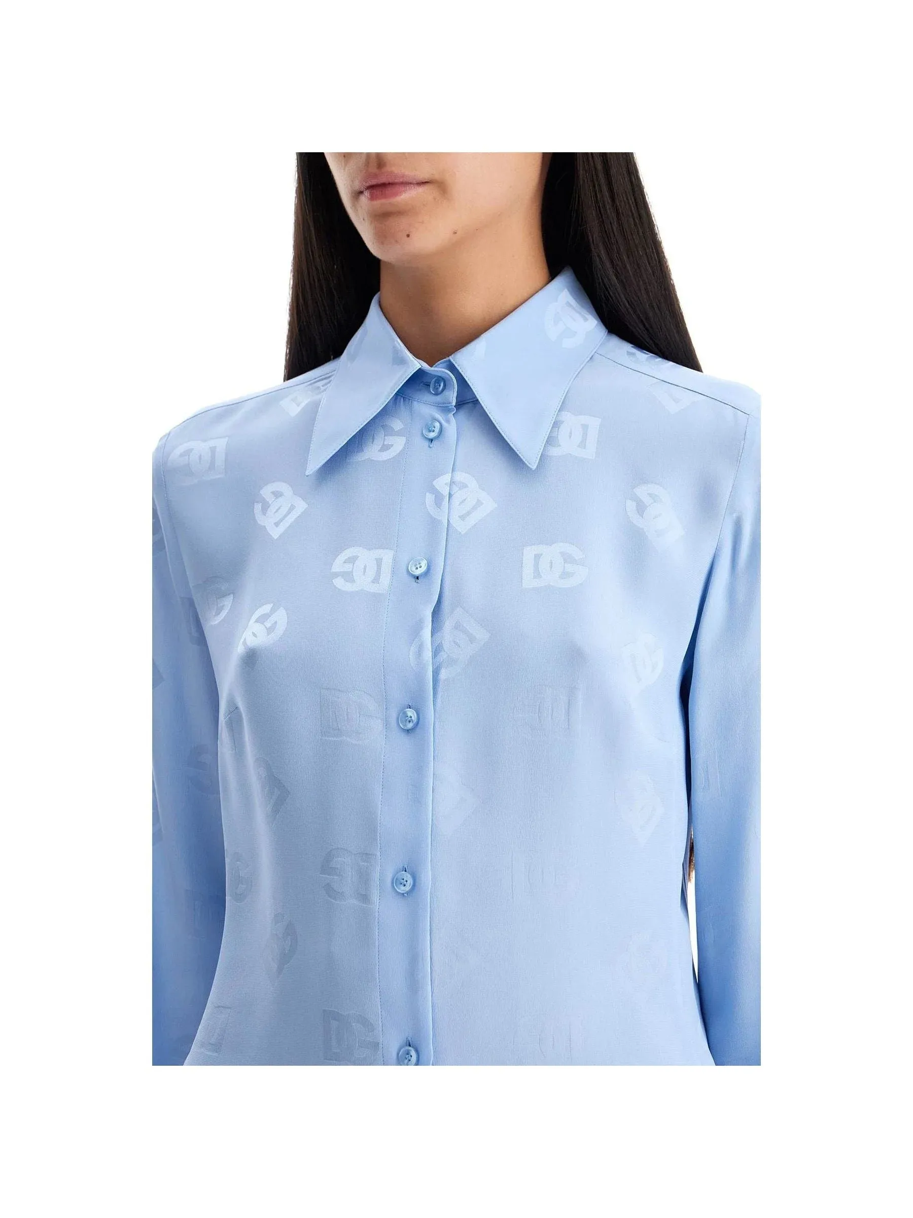 Jacquard Silk Shirt