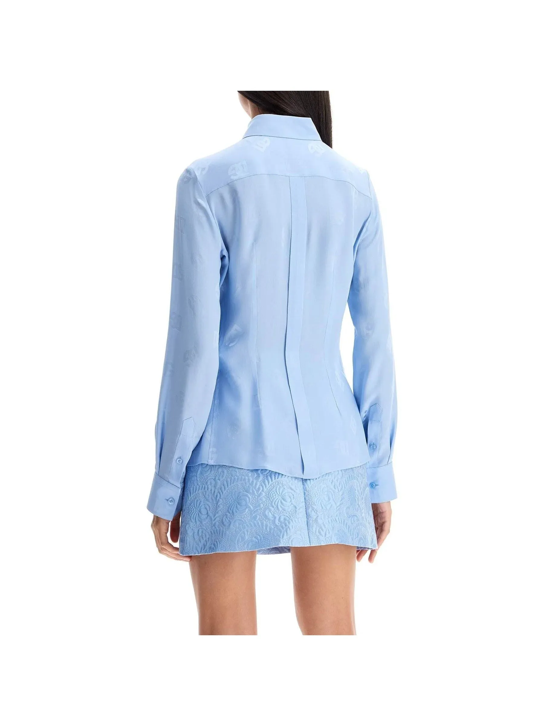 Jacquard Silk Shirt