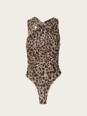 Kora Leopard Print Bodysuit