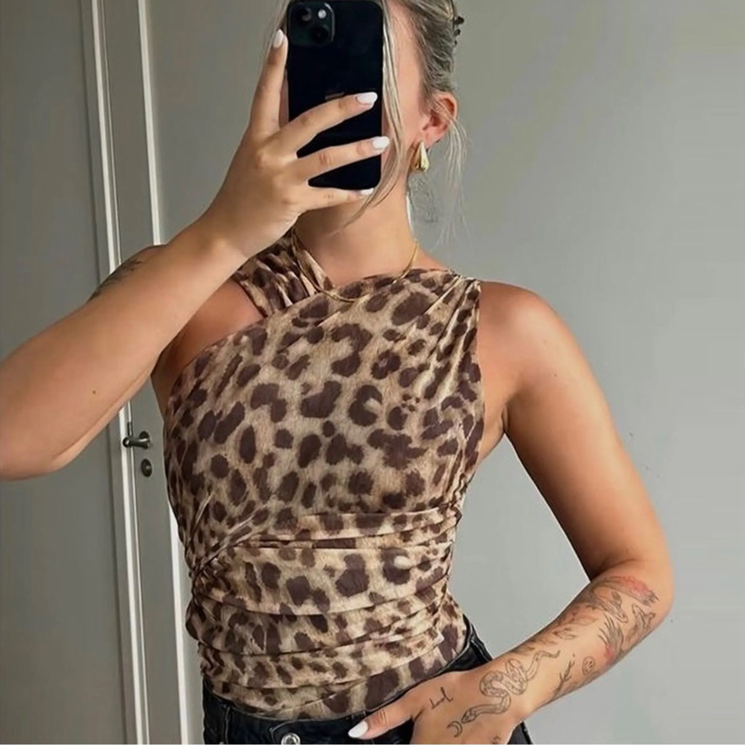 Kora Leopard Print Bodysuit