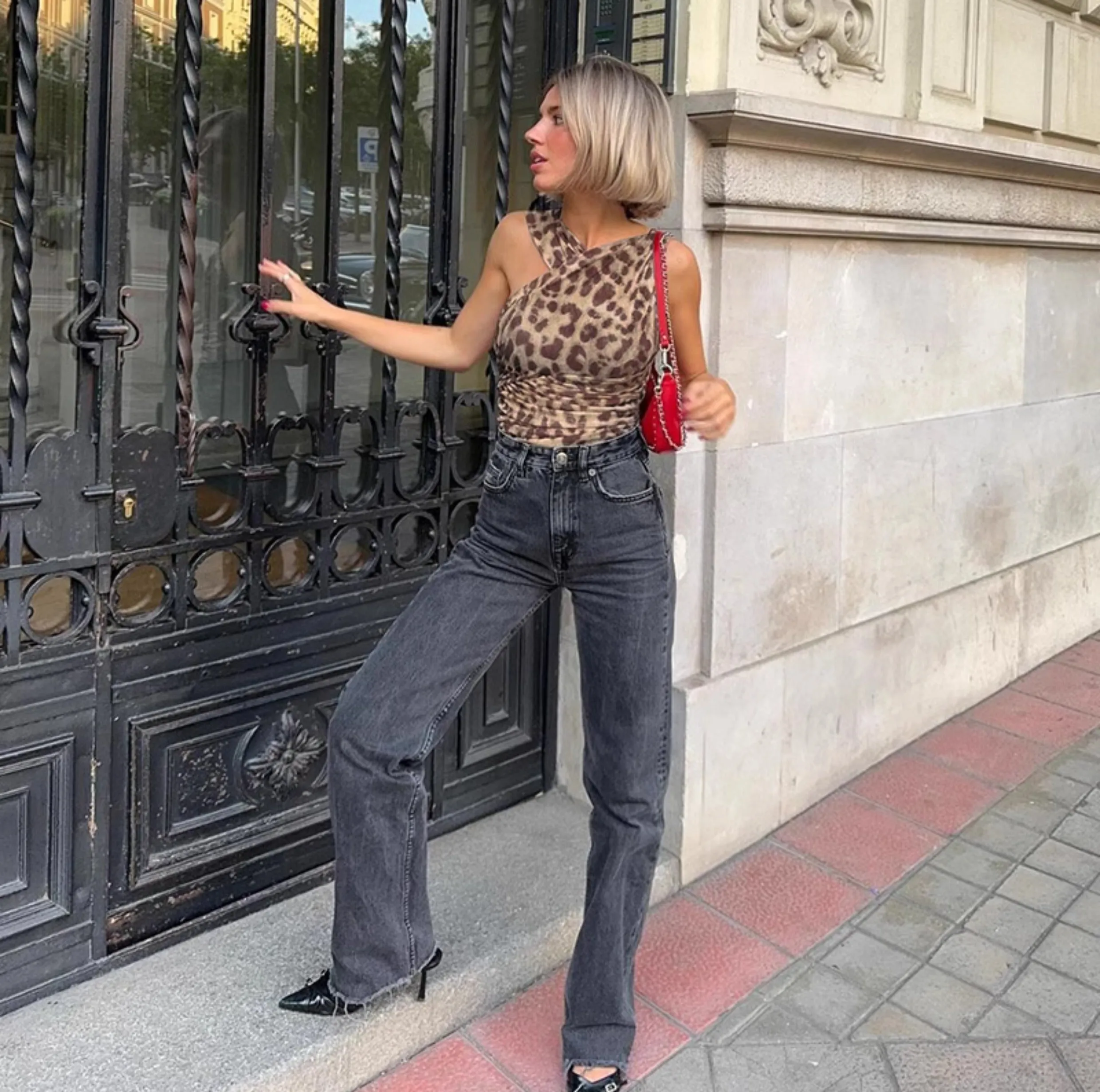 Kora Leopard Print Bodysuit
