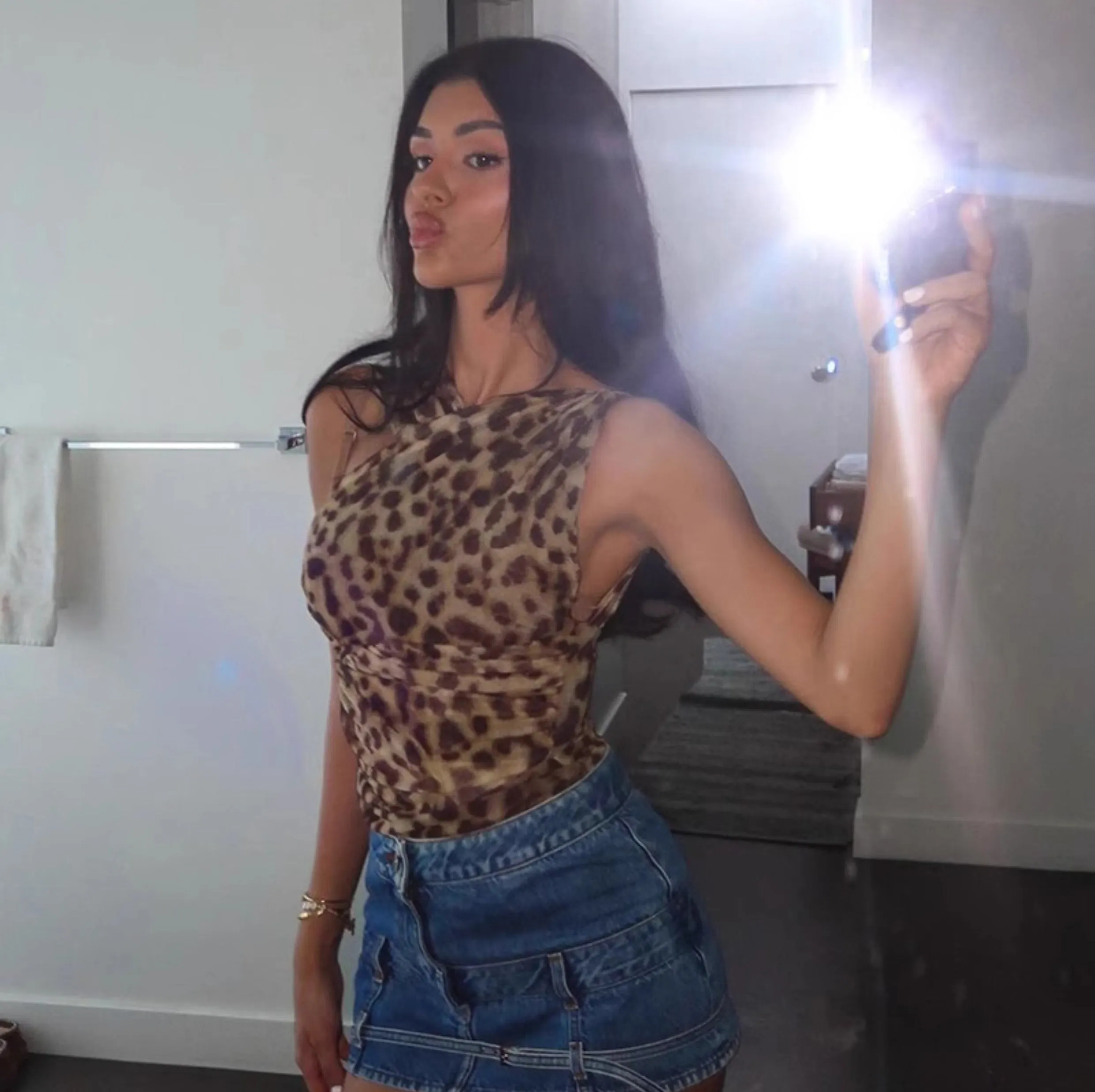 Kora Leopard Print Bodysuit