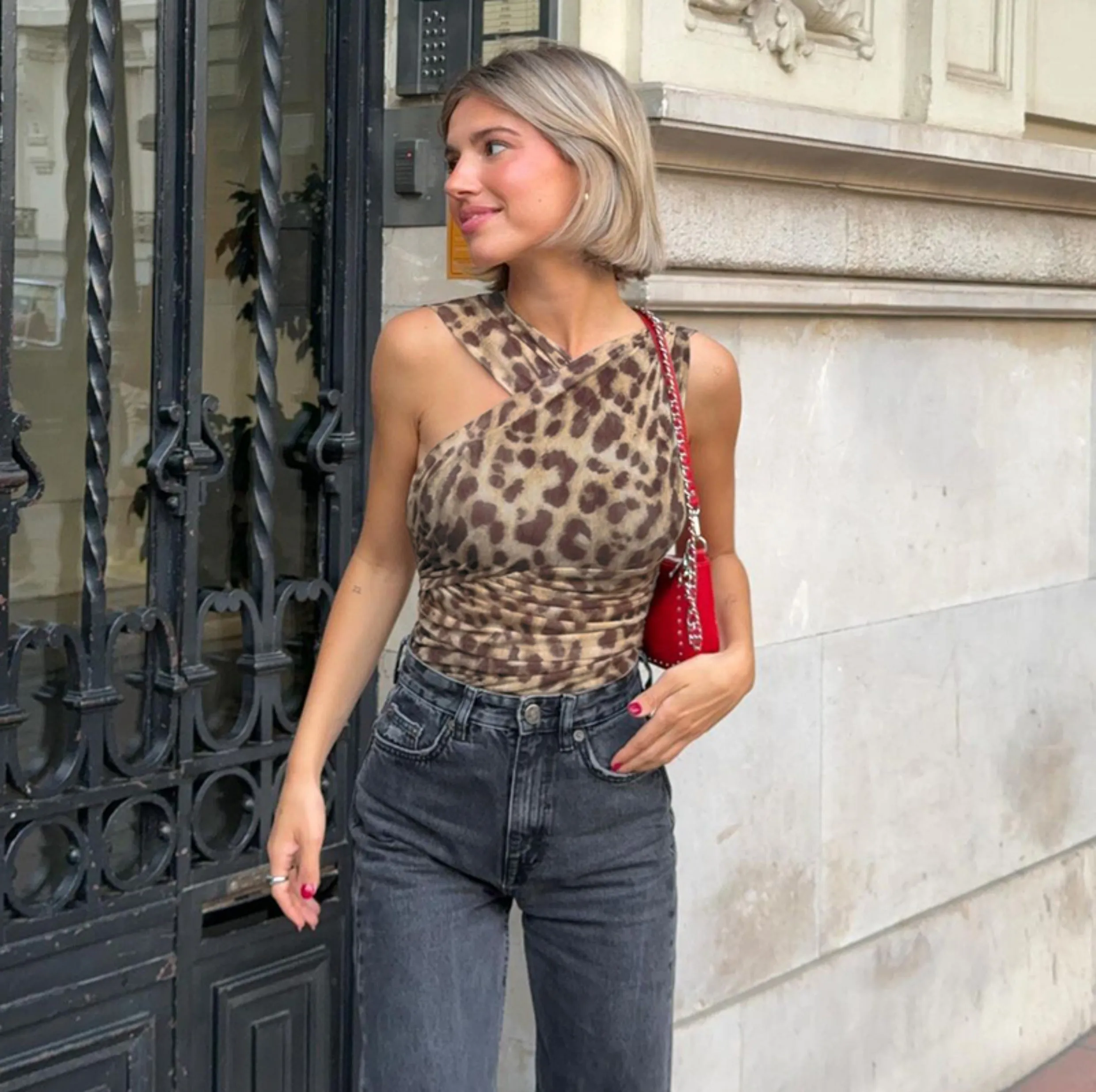 Kora Leopard Print Bodysuit