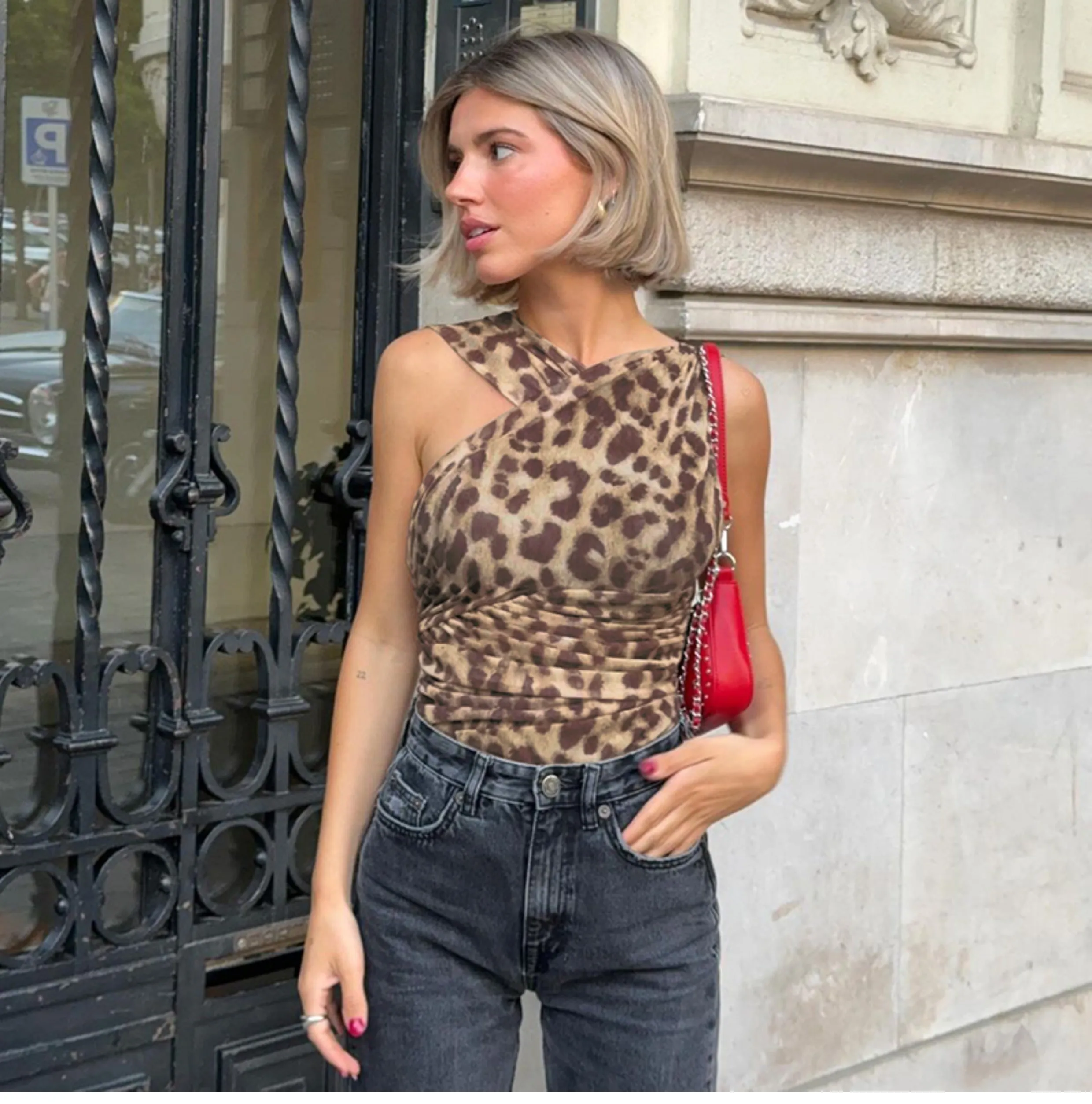 Kora Leopard Print Bodysuit
