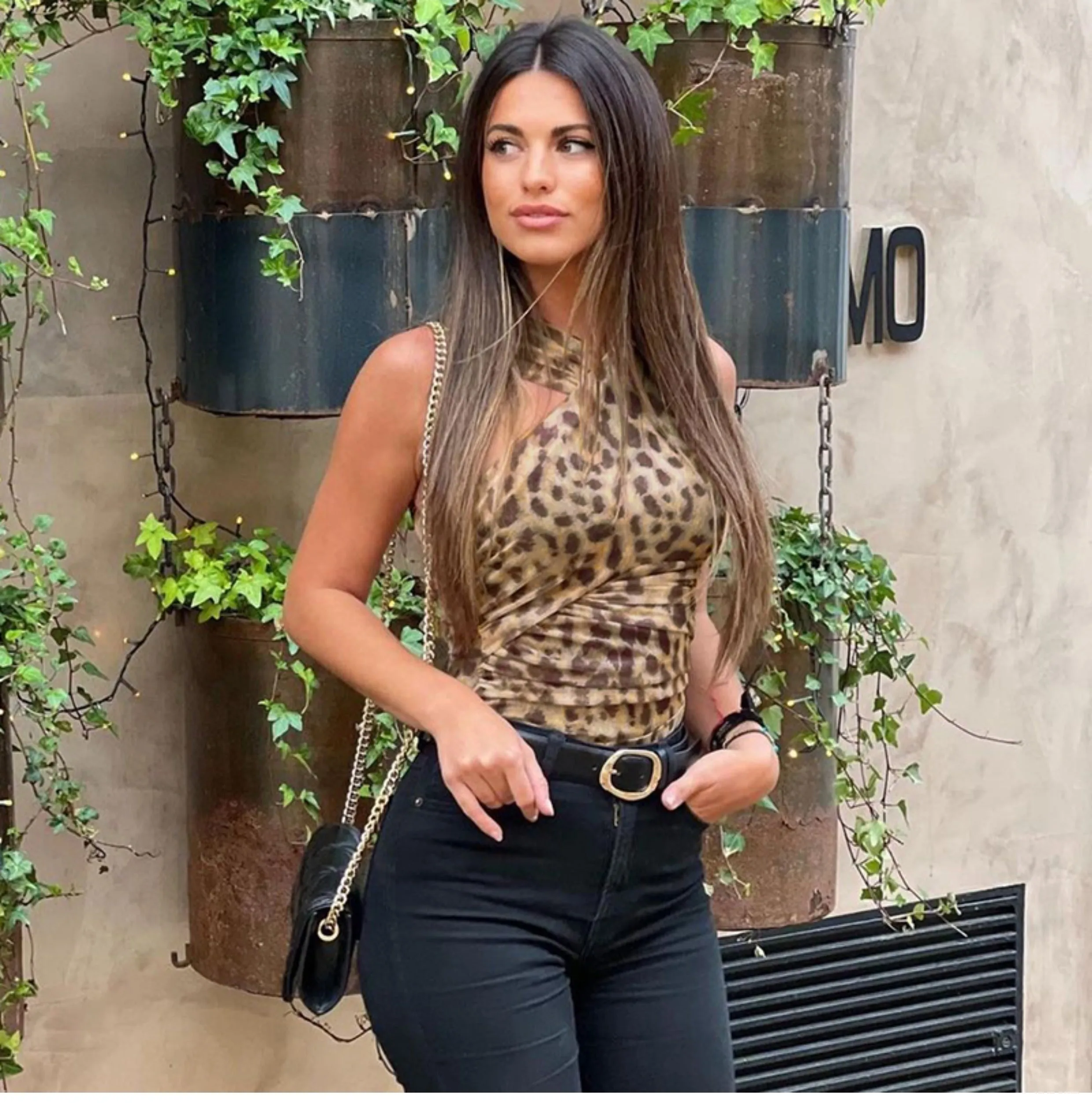 Kora Leopard Print Bodysuit