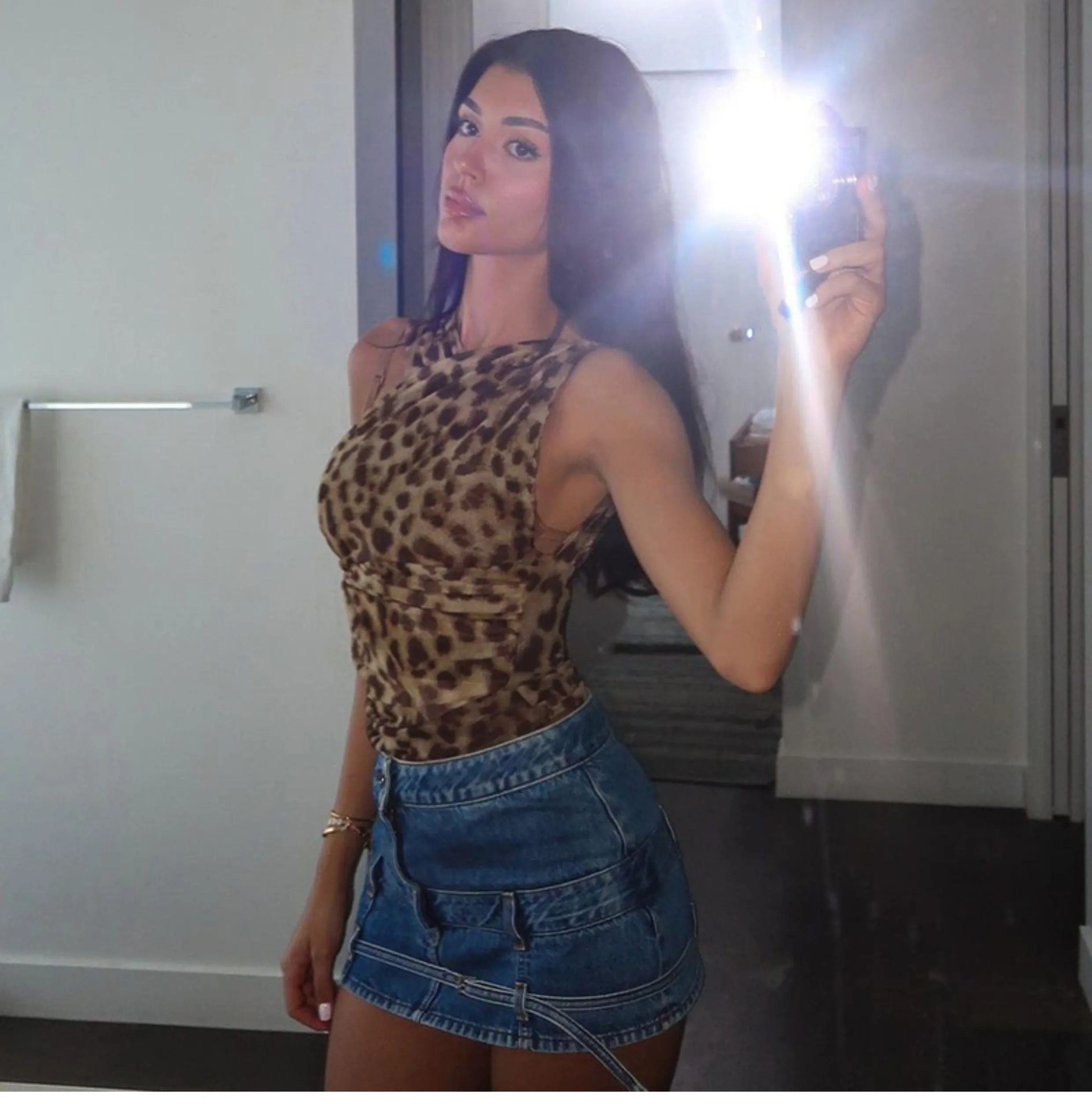 Kora Leopard Print Bodysuit