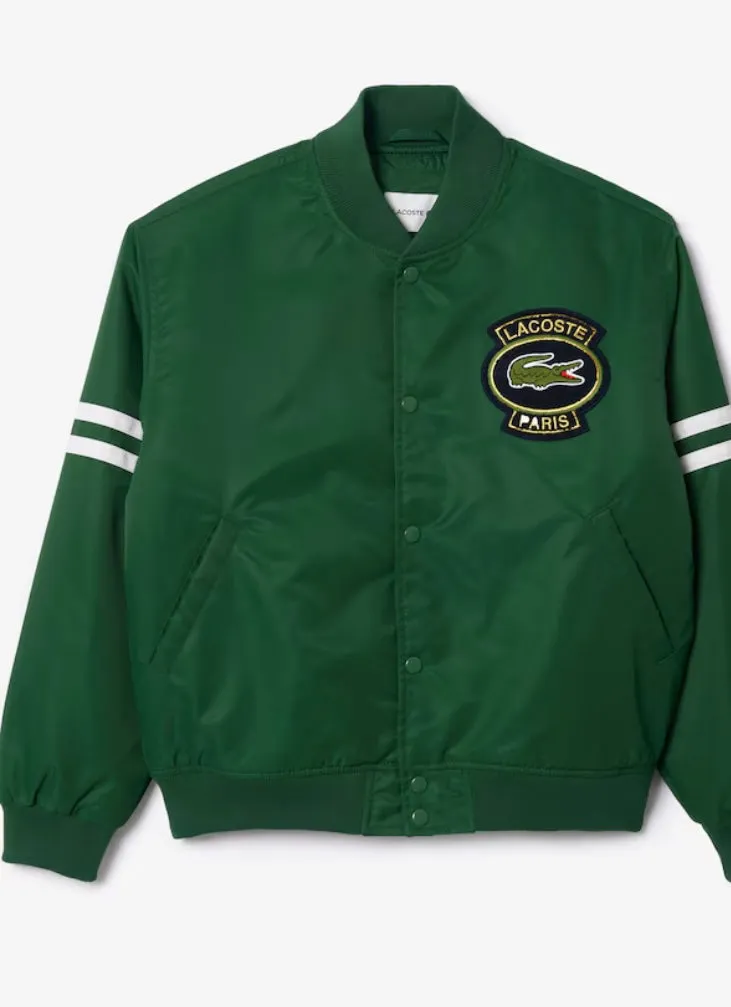 Lacoste Padded Water-Repellent Bomber Jacket