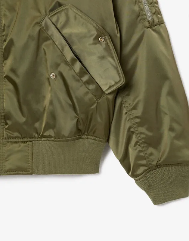 Lacoste Water-Repellent Padded Bomber Jacket