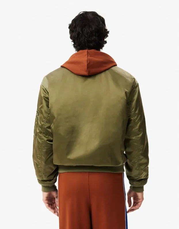 Lacoste Water-Repellent Padded Bomber Jacket
