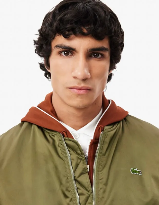 Lacoste Water-Repellent Padded Bomber Jacket