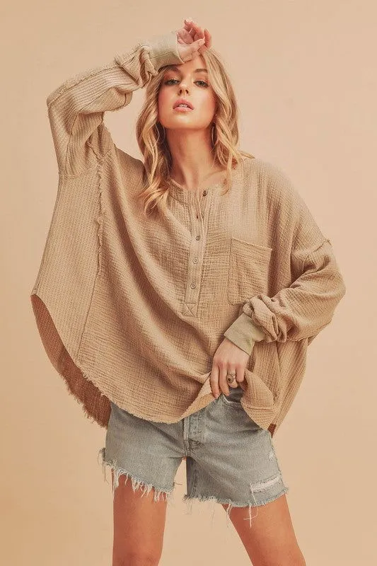Majorie Cotton Long Sleeve Top