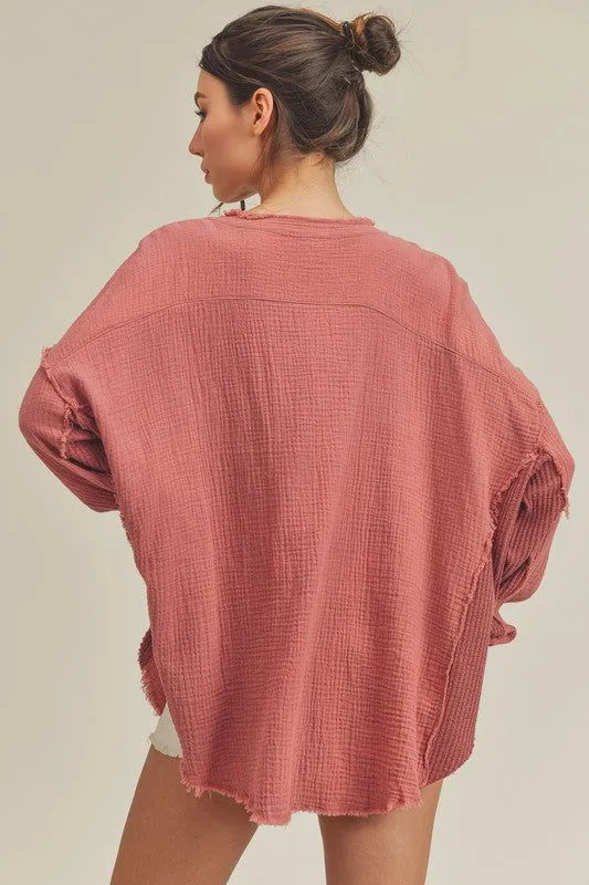 Majorie Cotton Long Sleeve Top