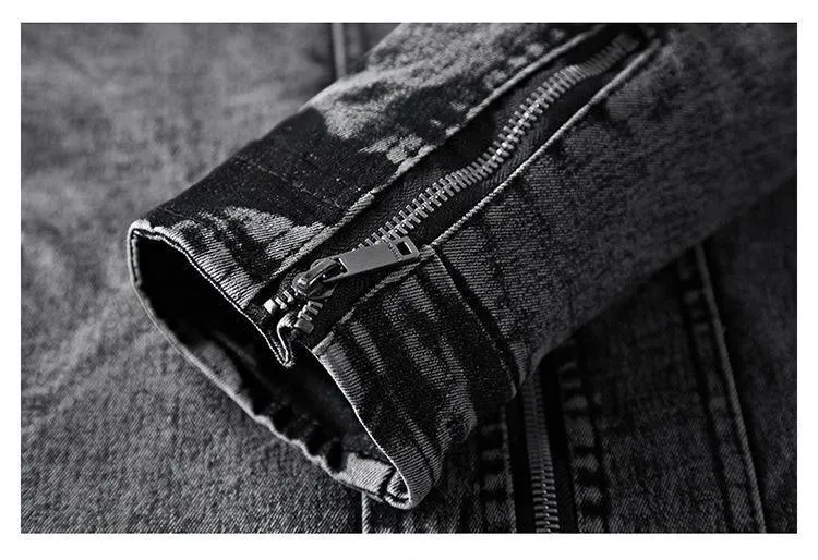 Men's Denim Solid Jeans Jacket