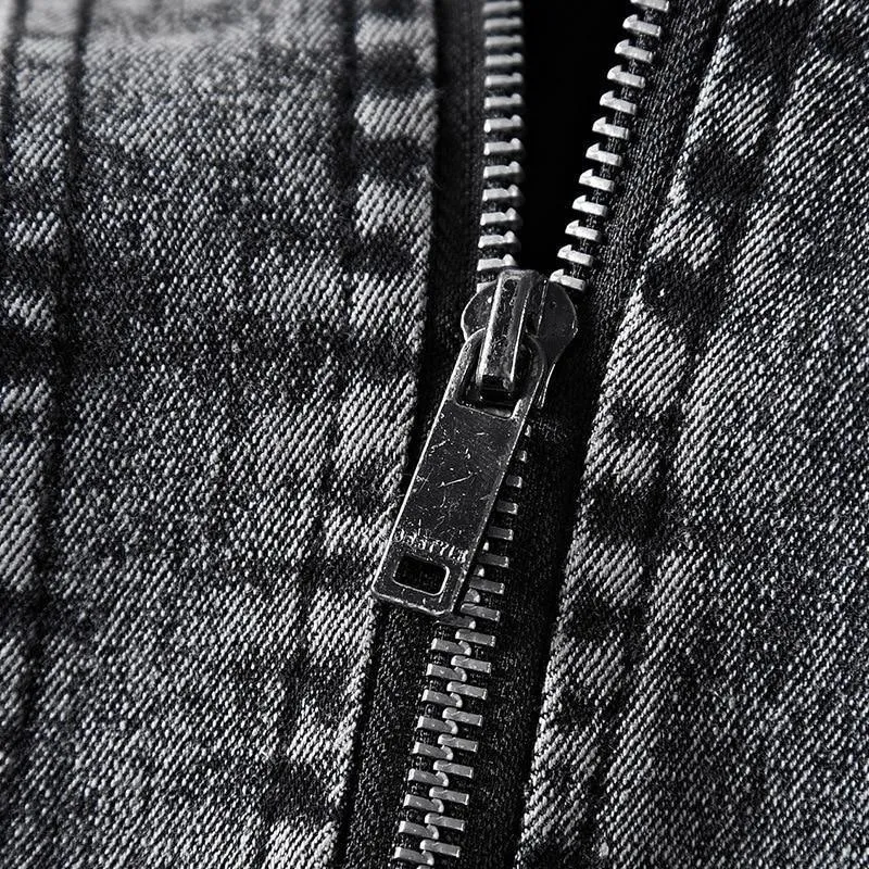 Men's Denim Solid Jeans Jacket