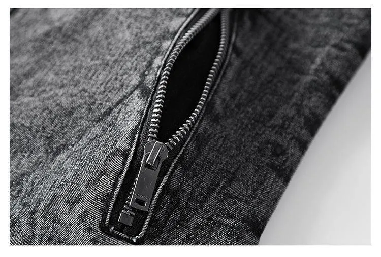 Men's Denim Solid Jeans Jacket