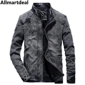 Men's Denim Solid Jeans Jacket