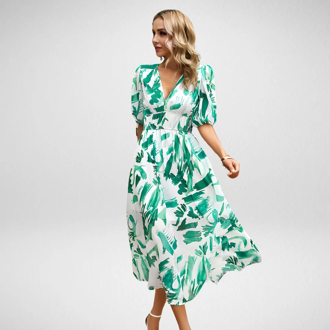 Meredith™ - Elegant V-neck Dress
