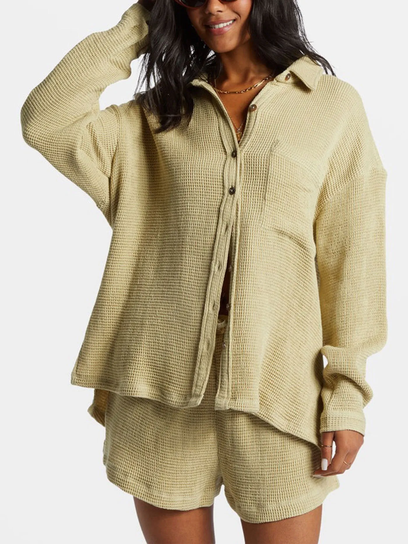 Odyssey Shacket Long Sleeve Buttondown Shirt