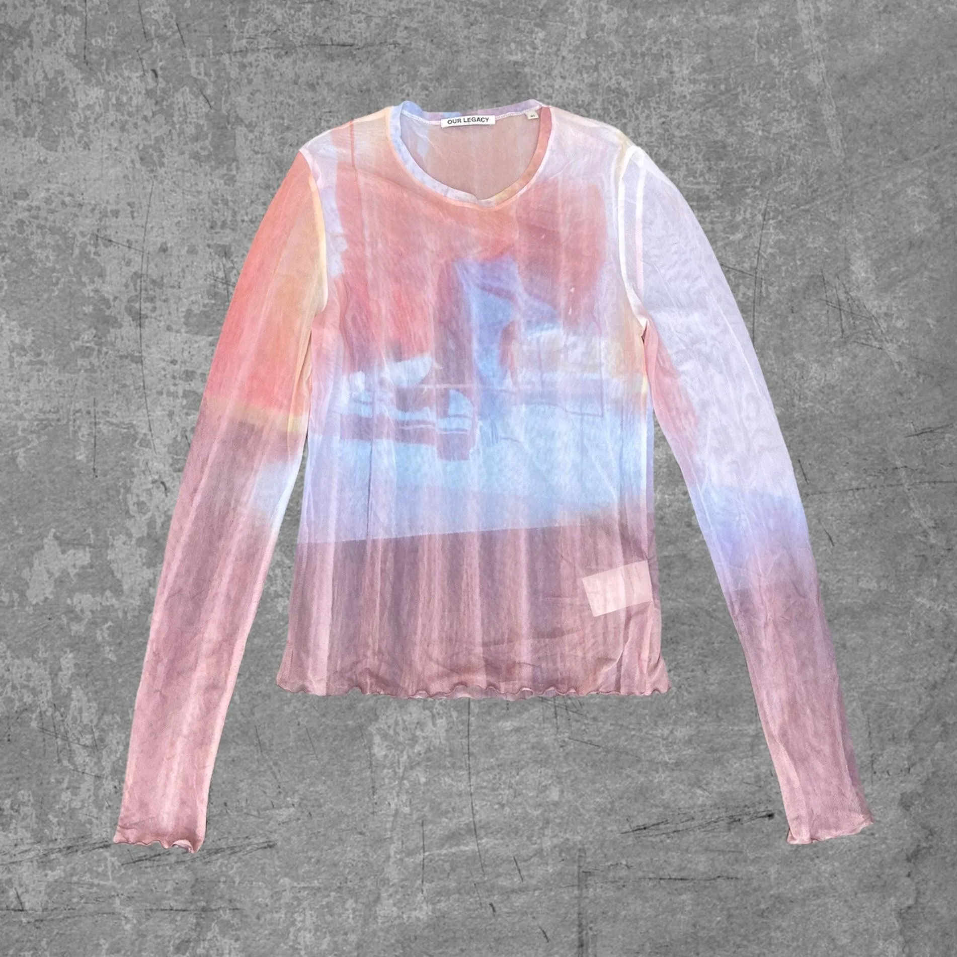 OUR LEGACY GRAPHIC MESH TOP - M
