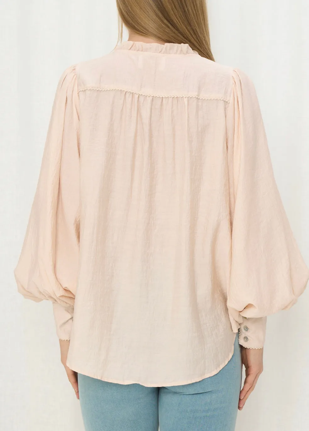 Panama Forrest Blush Blouse