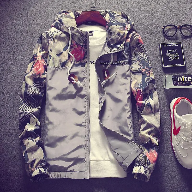 Popular Jacket Mix Colours Hooded Cardigan Outerwear