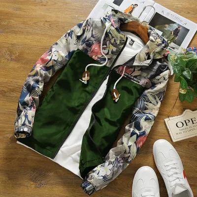 Popular Jacket Mix Colours Hooded Cardigan Outerwear
